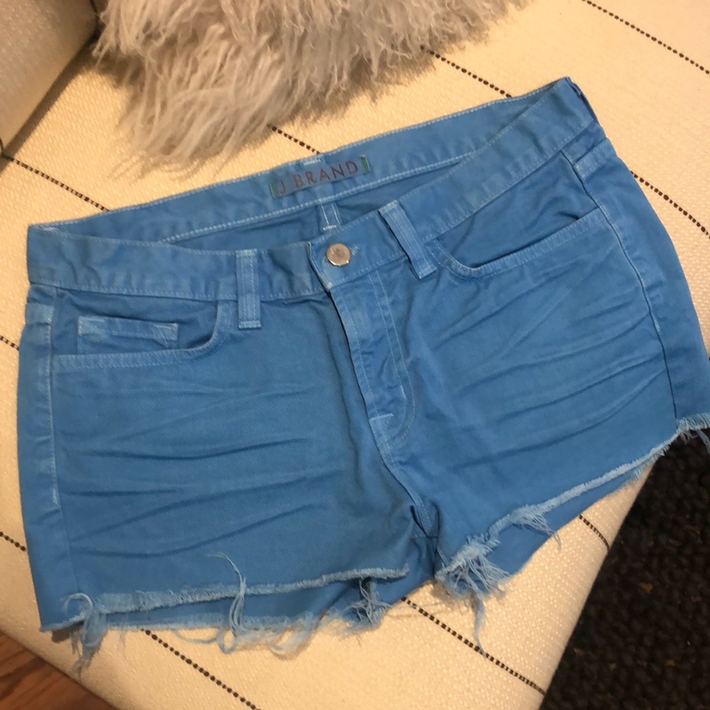 J BRAND Blue Cutoff Denim Short Sz 28